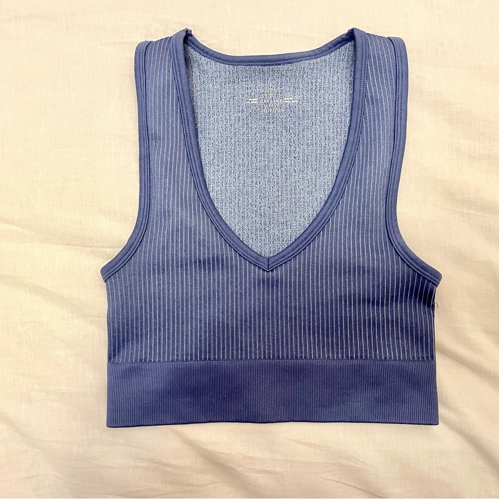 Blue Aerie Workout Top - Picture 2 of 4